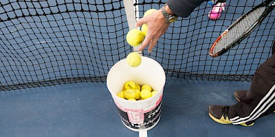 Tennislessen in de herfst