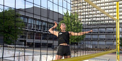 Beachvolleybal VU campus